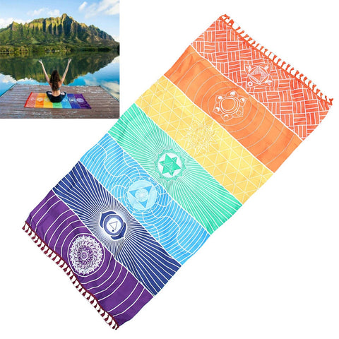 7 Chakra Colored Yoga Mat