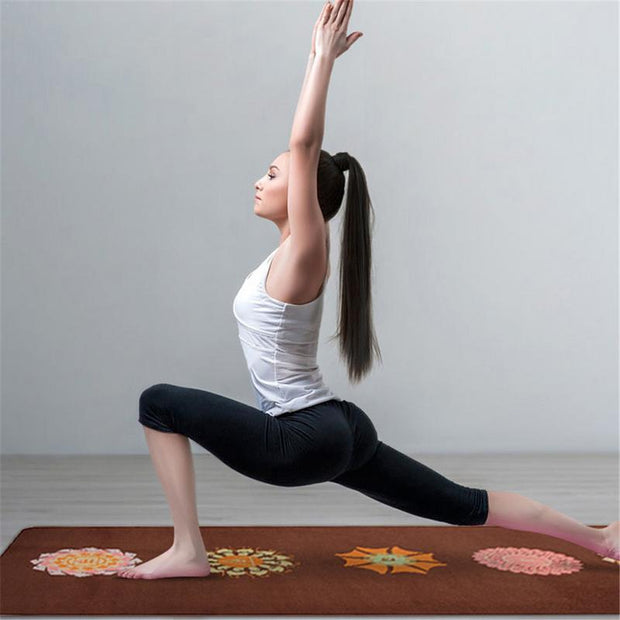 Non-slip Soft Suede Yoga Pad